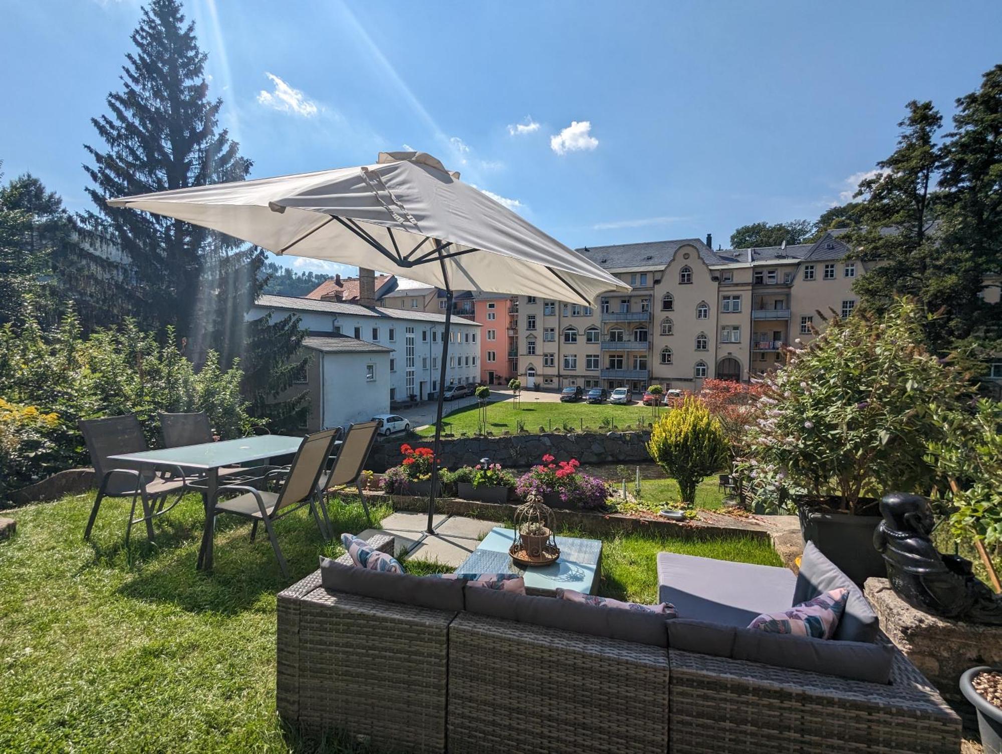 Uo2 - Urlaubsmagie - Garten, Whirlpool, Sauna Apartment Sebnitz Bagian luar foto