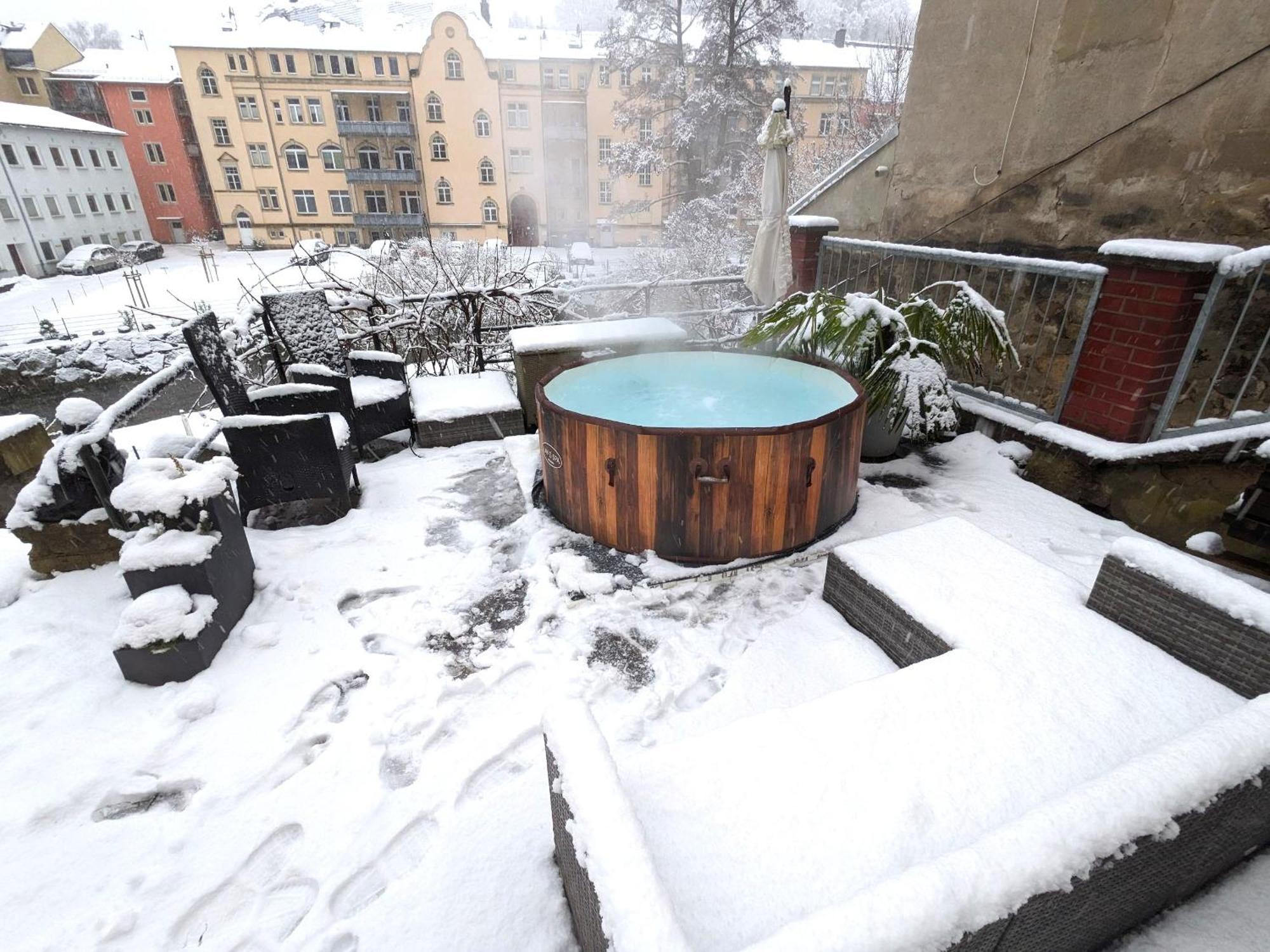 Uo2 - Urlaubsmagie - Garten, Whirlpool, Sauna Apartment Sebnitz Bagian luar foto