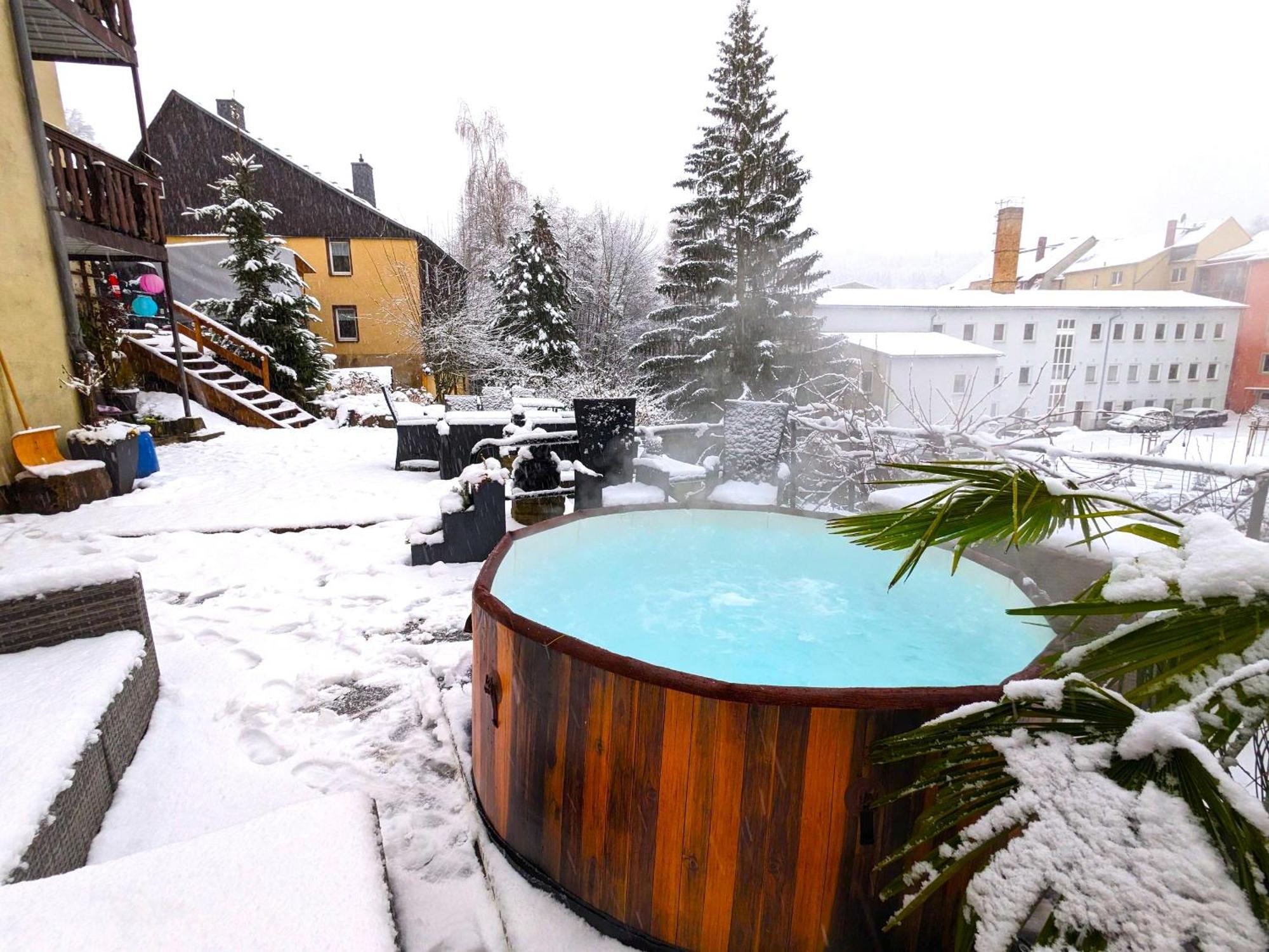 Uo2 - Urlaubsmagie - Garten, Whirlpool, Sauna Apartment Sebnitz Bagian luar foto