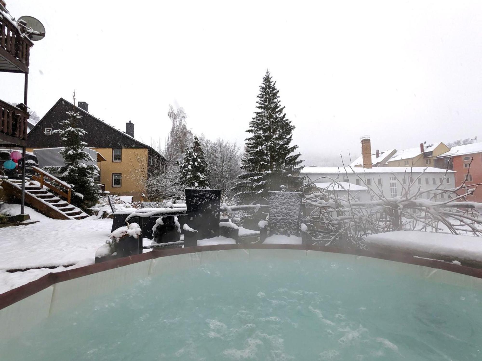 Uo2 - Urlaubsmagie - Garten, Whirlpool, Sauna Apartment Sebnitz Bagian luar foto