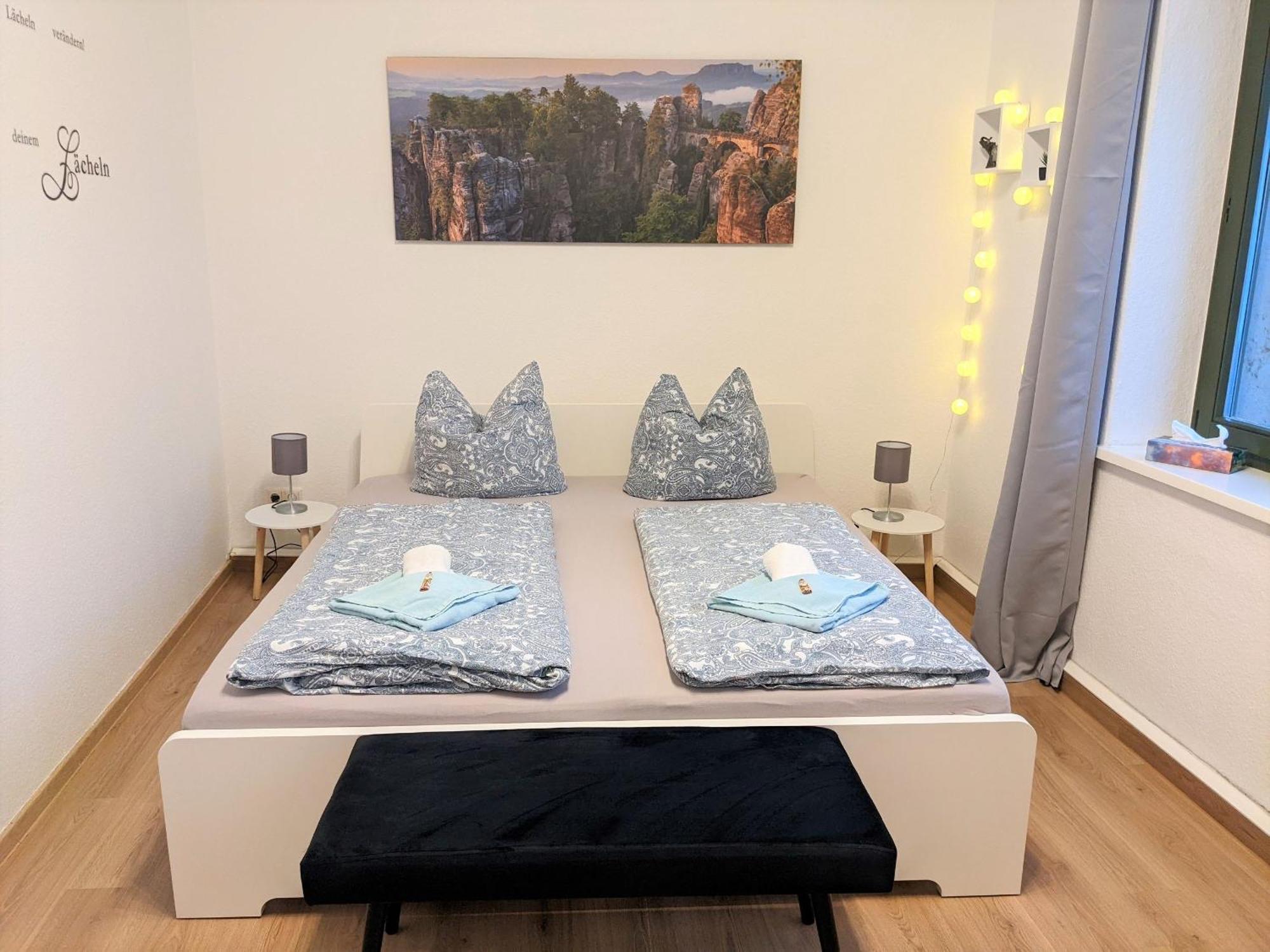 Uo2 - Urlaubsmagie - Garten, Whirlpool, Sauna Apartment Sebnitz Bagian luar foto
