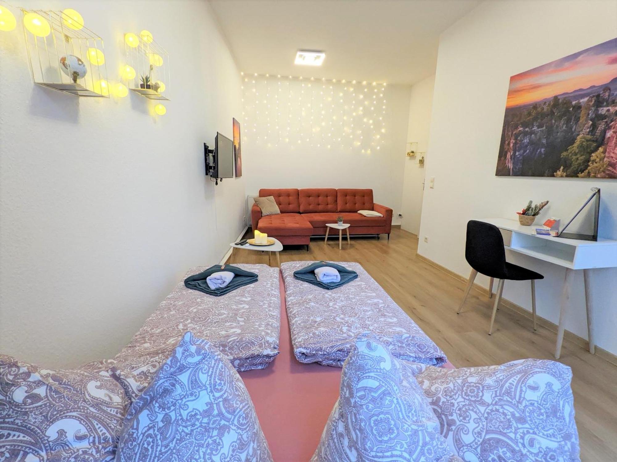 Uo2 - Urlaubsmagie - Garten, Whirlpool, Sauna Apartment Sebnitz Bagian luar foto