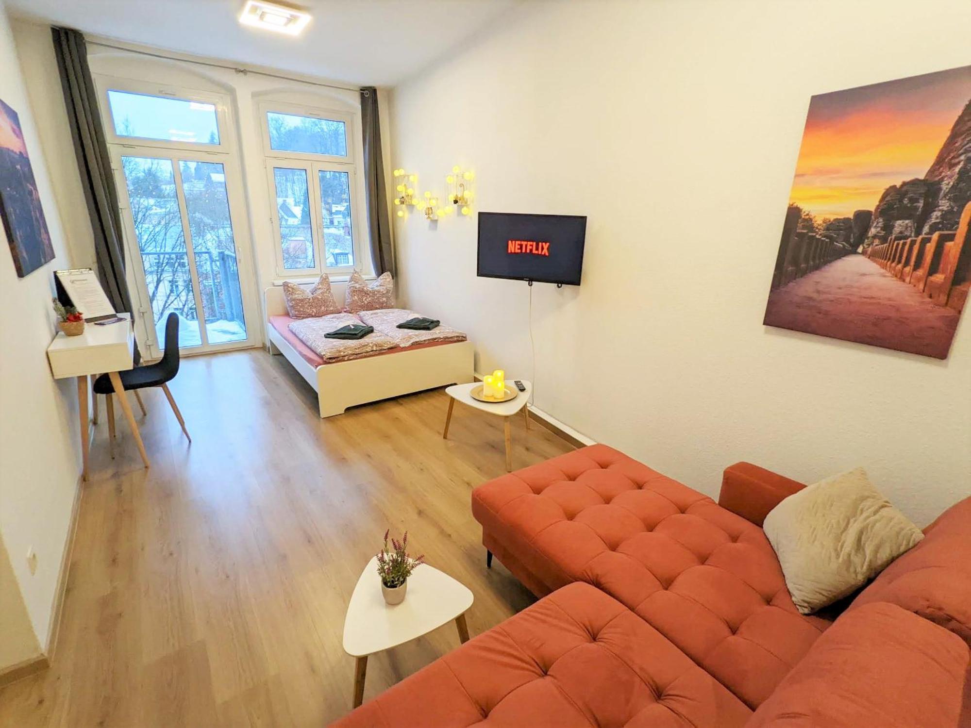 Uo2 - Urlaubsmagie - Garten, Whirlpool, Sauna Apartment Sebnitz Bagian luar foto